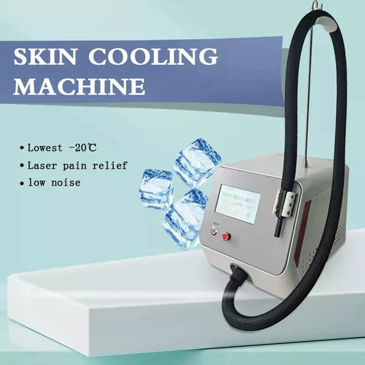 Máquina de Arrefecimento Crioterapia Portátil Mini Zimmer - Equipamento Profissional para Tratamentos Laser