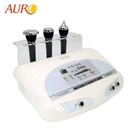Equipamento Ultrassons Estético Portátil 1MHz - 3 Sondas Rosto e Corpo