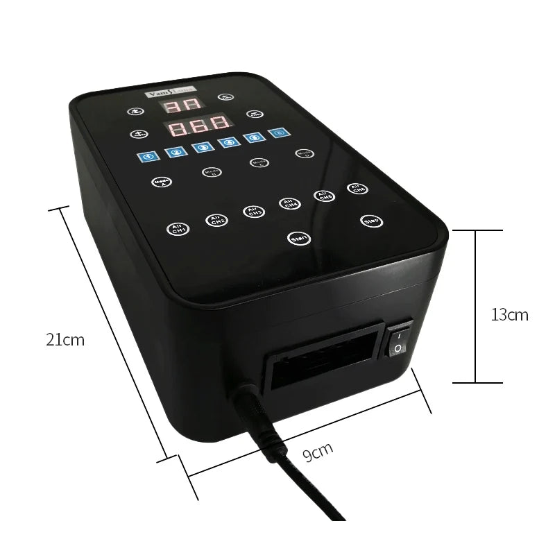 Presoterapia - Massageador de Pernas com Compressão de Ar 6 Câmaras e LCD