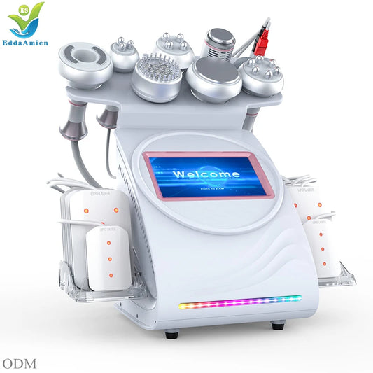 Massageador Ultrassónico Anti-Celulite 80K - Radiofrequência e Cavitação Corporal para Modelagem