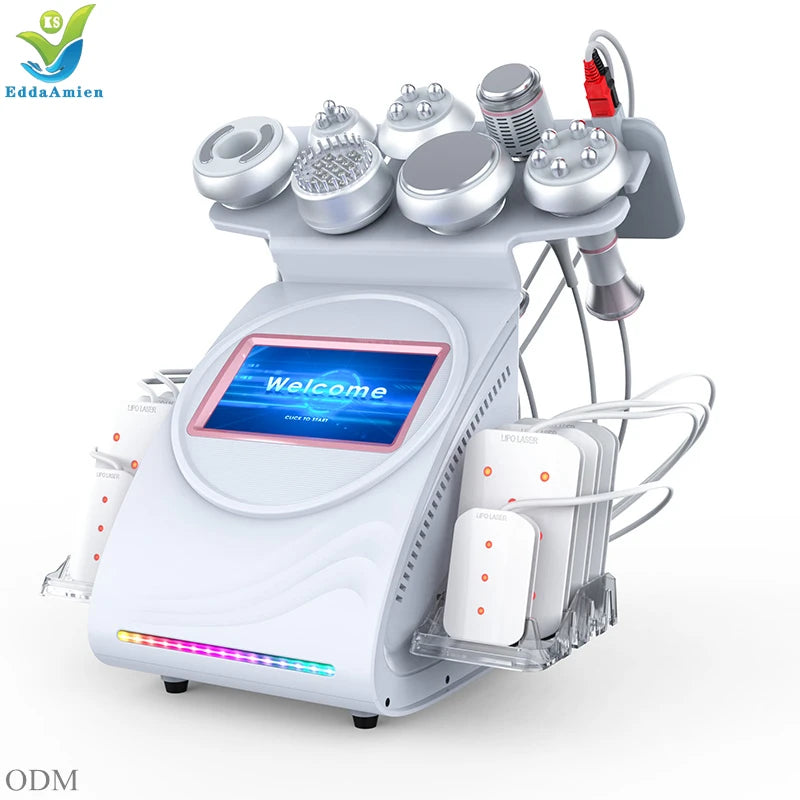 Massageador Ultrassónico Anti-Celulite 80K - Radiofrequência e Cavitação Corporal para Modelagem