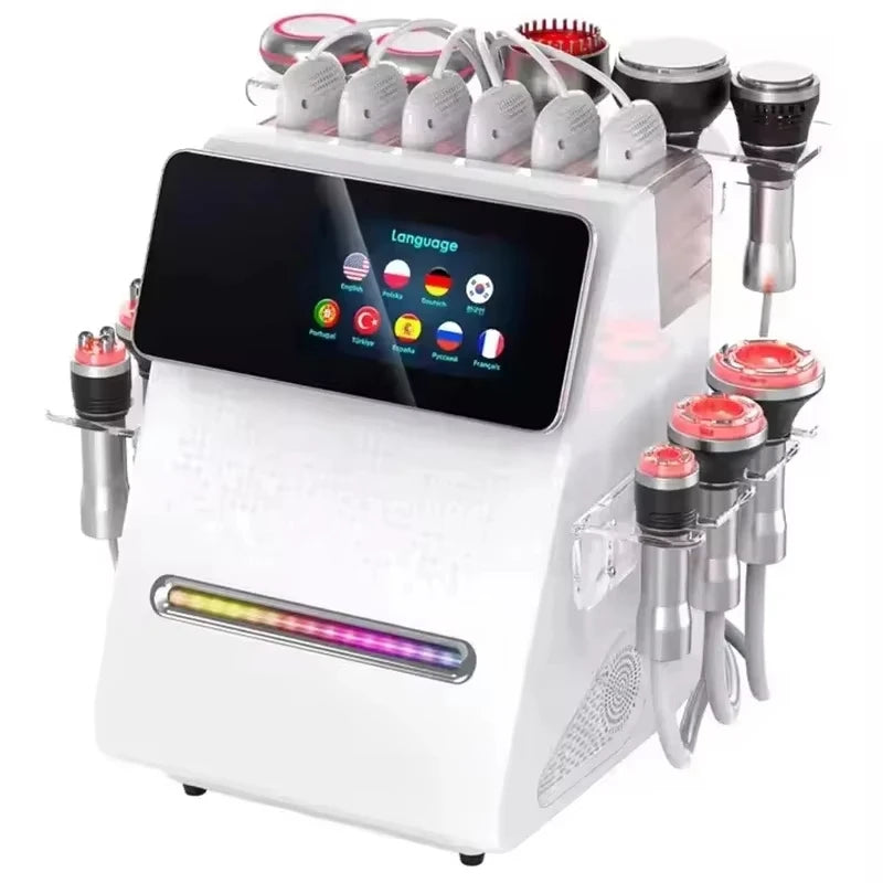 Máquina de Cavitação Ultrassónica RF 80K 11 em 1 - Equipamento Profissional de Beleza para Salão