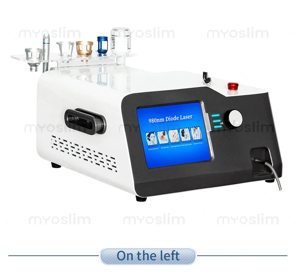 980nm Laser Diode Vascular Spider Varicose Vein Removal Machine Treatment Fungi Physiotherapy For Commercial Salon
