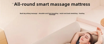 Upgrade Large Area Vibration Airbag Swing Heated Neck Massager Full Body Massage Mat Mattress Traction Lumbar with Remote Contro