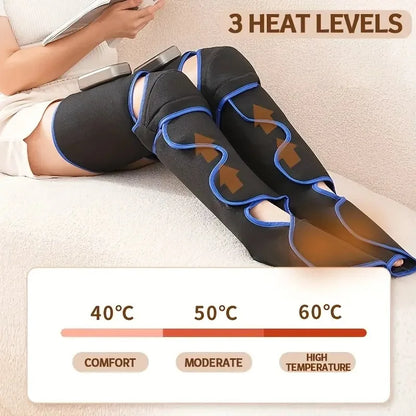 Electric full leg massager wireless control airbag pressing massage calf thigh muscle relaxation multiple modes adjustable