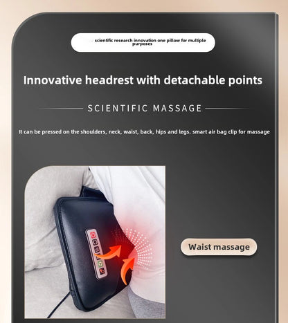 Upgrade Large Area Vibration Airbag Swing Heated Neck Massager Full Body Massage Mat Mattress Traction Lumbar with Remote Contro