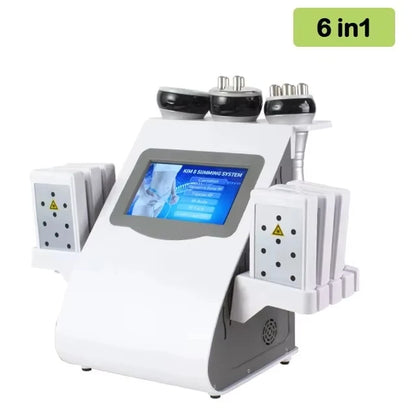 Máquina Estética 9 em 1 - Cavitação 40K Radiofrequência Vácuo Laser Emagrecimento Corporal