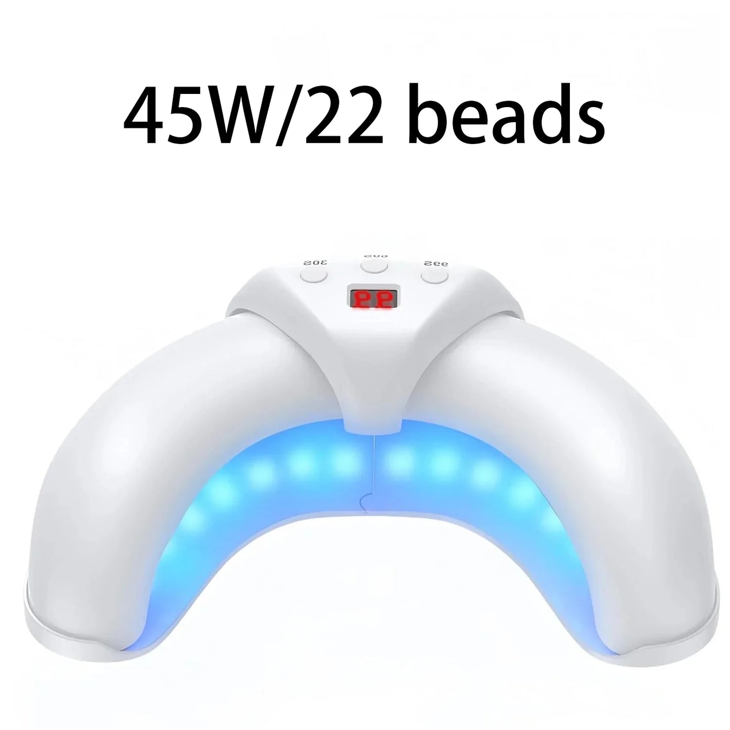 Lâmpada de Arte de Unhas UV LED 36/45W Secador Rápido de Unhas Dobrável com Display Unhas dos Pés e das Mãos Automático para Casa e Salão Lâmpada de Cura