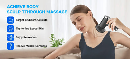 Máquina Body Sculpting Elétrica Anti-Celulite - 5 Cabeças Massagem Rotativa Corpo Inteiro Relaxamento