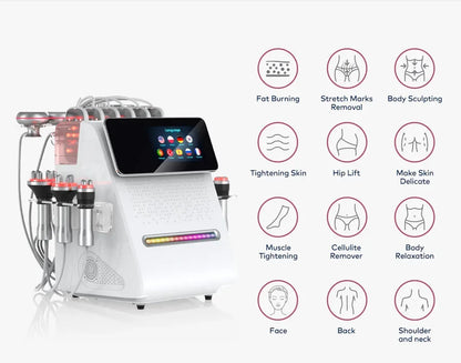 Máquina de Cavitação Ultrassónica RF 80K 11 em 1 - Equipamento Profissional de Beleza para Salão