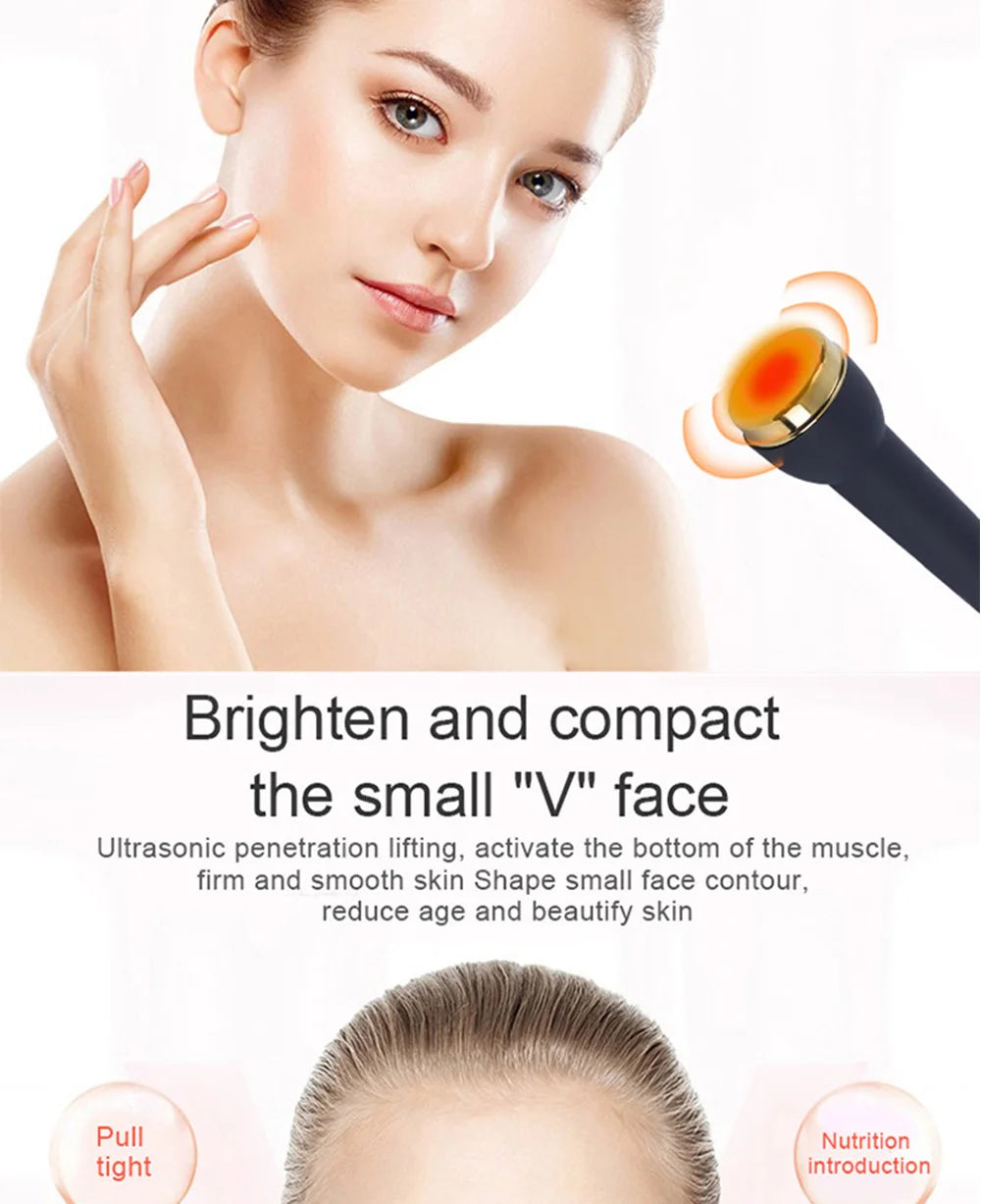 Máquina de Ultrassom 1 MHz para Casa - Terapia Facial e Corporal Anti-Envelhecimento 2024