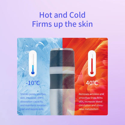 Skin Cool - Máquina de Beleza Facial Cryo-Eletroporação com Lifting e Circulação Linfática