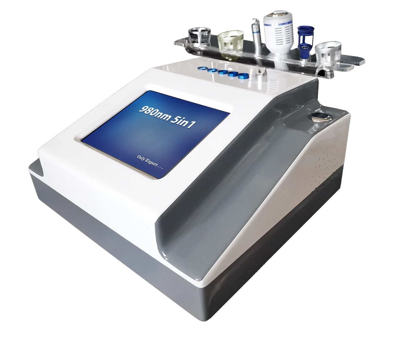 Newest 6 in 1 980nm Diode Laser Therapy Machine Vascular Removal Spider Vein Removal Machine Nail Fungus Laser Onychomycosis