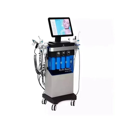 Equipamento Estético Feminino 14 em 1 - Oxigenação Bolhas e Hidrodermabrasão Facial