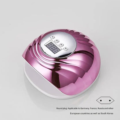 Lâmpada para Unhas 86W UV LED Luz Vermelha com Sensor Inteligente - Secador Portátil de Cura Rápida de Verniz Gel para Uso Doméstico e Salão