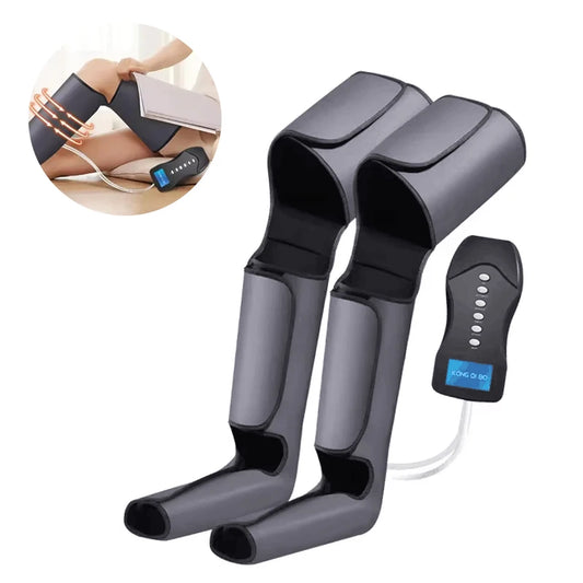 Massageador Elétrico de Pernas e Pés - Pressão de Ar, Shiatsu e Compressão Térmica