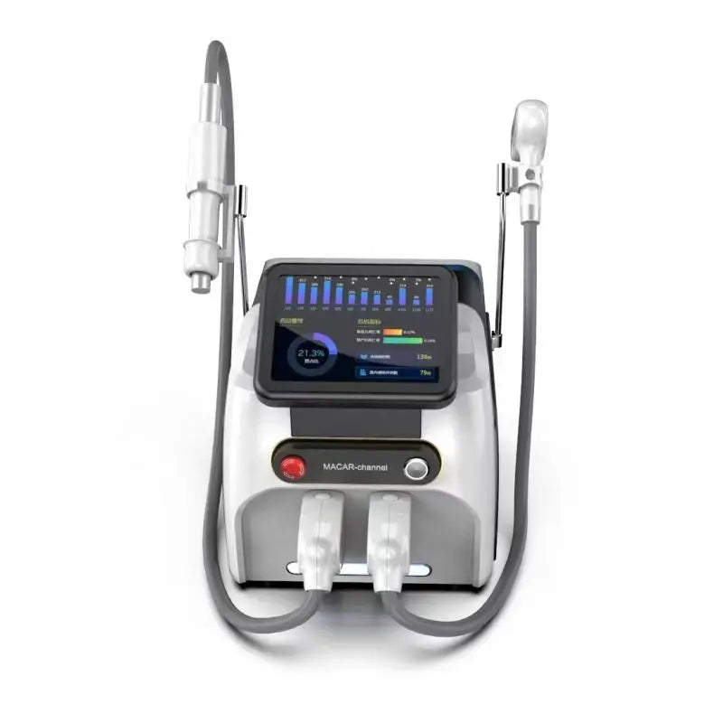 Professional 2 In 1 Diode Laser 808nm Hair Removal Machine Nd Yag Laser Tattoo Remove Skin Rejuvenation 808 Hair Remove For Spa