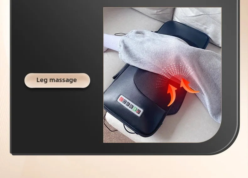 Upgrade Large Area Vibration Airbag Swing Heated Neck Massager Full Body Massage Mat Mattress Traction Lumbar with Remote Contro