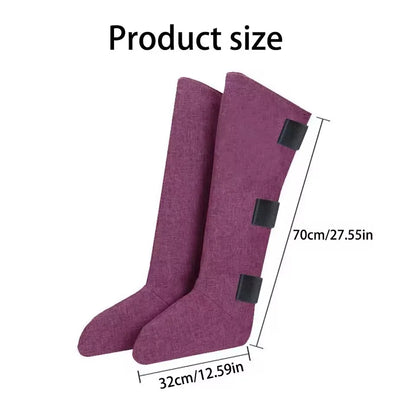 Electric Leg Massager Heat Compress Compression Foot Leg Recovery Boots for Improved Leg Blood Circulation With Remote Control
