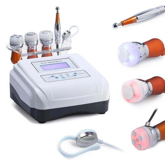 Máquina Mesoterapia 5 em 1 - Sem Agulhas Cuidados Pele EMS Eletroporação Anti-Envelhecimento