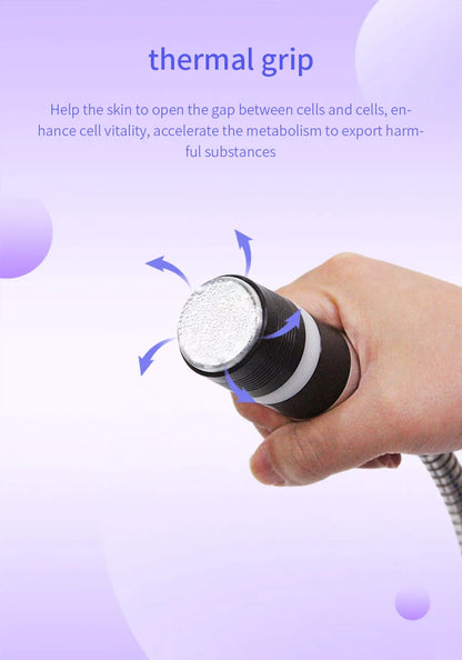 Skin Cool - Máquina de Beleza Facial Cryo-Eletroporação com Lifting e Circulação Linfática
