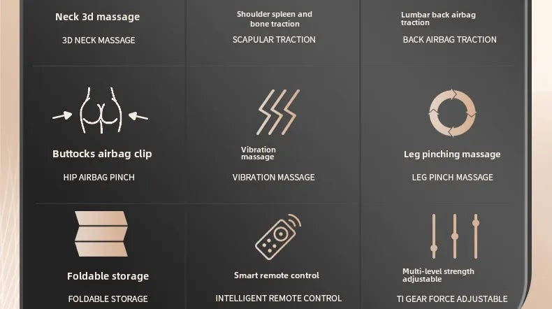 Upgrade Large Area Vibration Airbag Swing Heated Neck Massager Full Body Massage Mat Mattress Traction Lumbar with Remote Contro