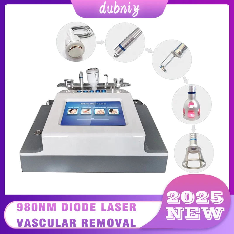 5 in 1 980Nm Diode Laser Physiotherapy Vascular Remove Professional Nail Fungus Laser 980Nm Machine Pain Relief 980Nm Machine