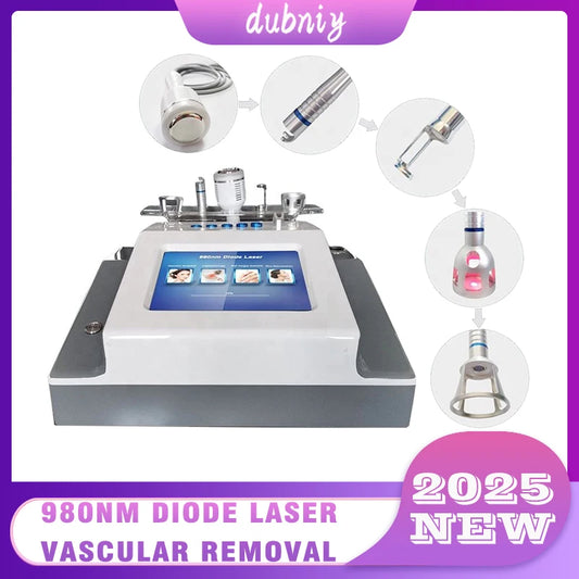 5 in 1 980Nm Diode Laser Physiotherapy Vascular Remove Professional Nail Fungus Laser 980Nm Machine Pain Relief 980Nm Machine