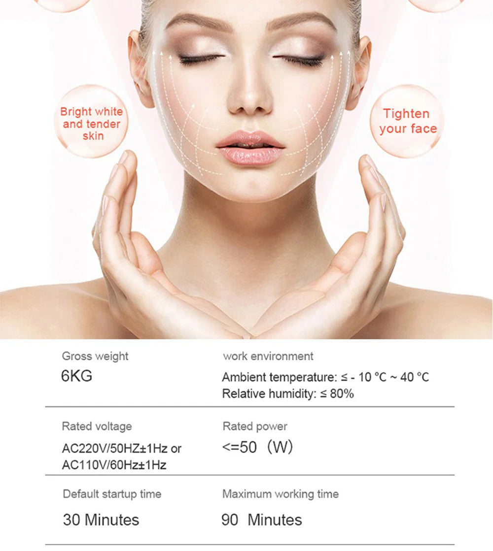 Máquina de Ultrassom 1 MHz para Casa - Terapia Facial e Corporal Anti-Envelhecimento 2024