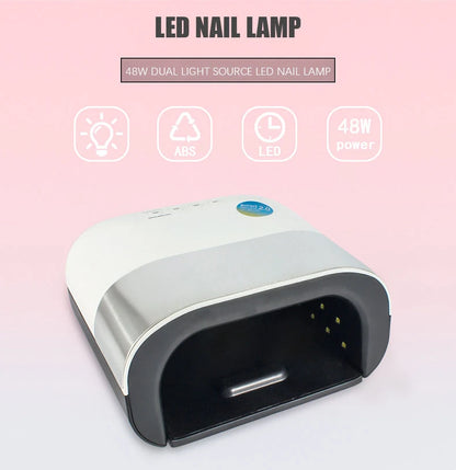 SUNUV SUN3 Nail Dryer Smart 2.0 48W UV LED Lamp Nail with Smart Timer Memory Nail Drying Machine Invisible Digital Timer Display
