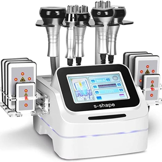 Máquina Modelagem Corporal 6 em 1 - Cavitação 40K Ultrassónica para Perda de Peso e Emagrecimento