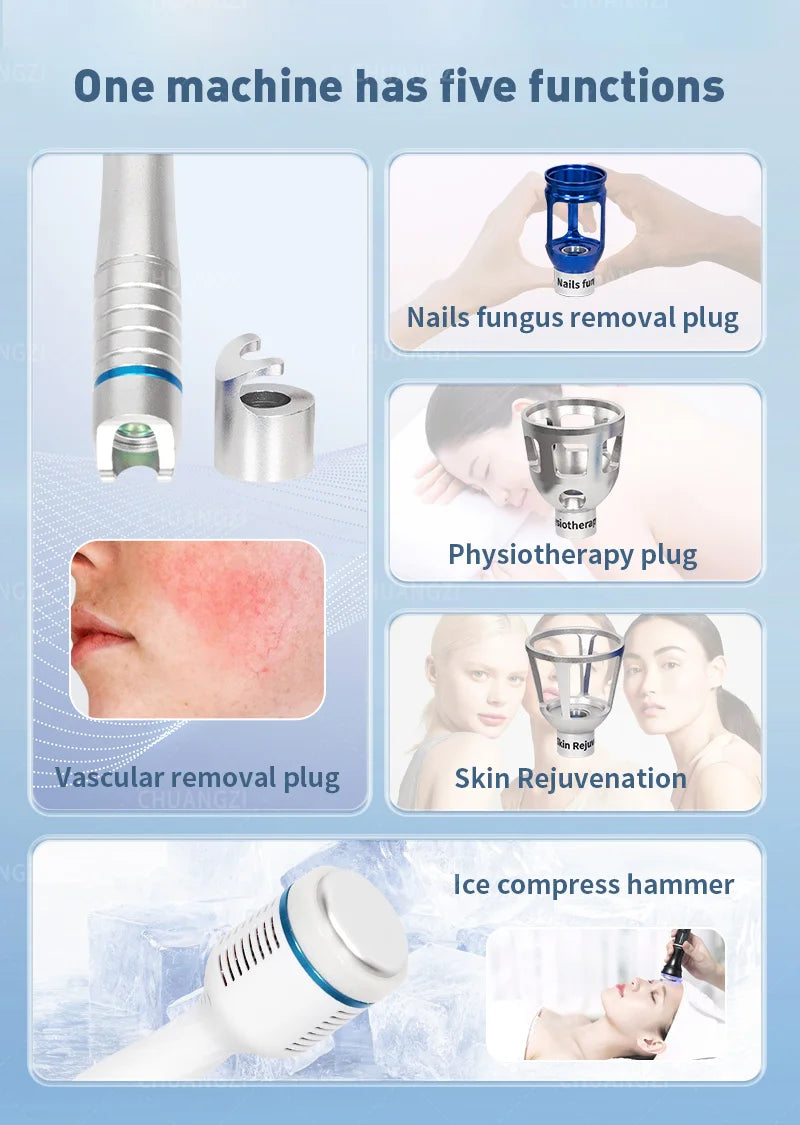 980nm diode laser nail fungus removal spider vein removal physical therapy and Lipolaser reduce cellulase
