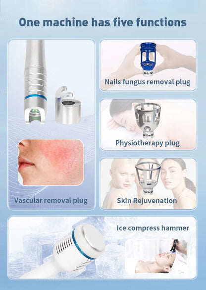 980nm diode laser nail fungus removal spider vein removal physical therapy and Lipolaser reduce cellulase