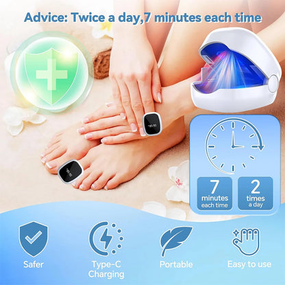 Nail Fungus Laser LED Light Device Fungal Nail Treatment Anti-Equipment Effectively Remove Fungal Toenail Nail Fungal Infection
