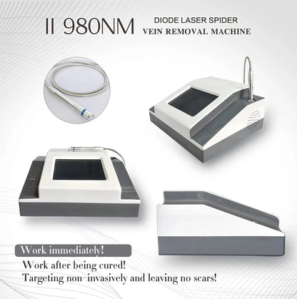 Máquina Laser Diodo 2 em 1 - Remoção Vasos Sanguíneos 980nm Tratamento Vascular