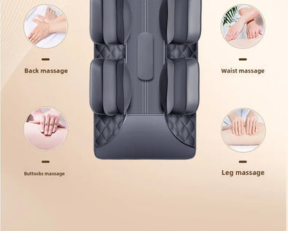Upgrade Large Area Vibration Airbag Swing Heated Neck Massager Full Body Massage Mat Mattress Traction Lumbar with Remote Contro