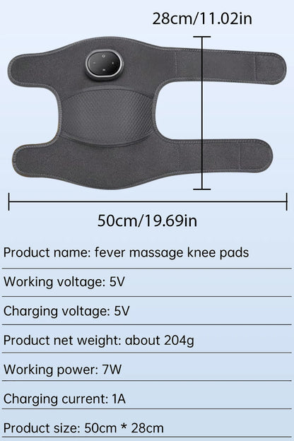 Joelheira Térmica com Vibração e Massagem - Fisioterapia Aquecimento Artrite Ombro Cotovelo Suporte