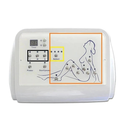 Máquina de Pressoterapia a Vácuo com Drenagem Linfática, Ondas de Pressão de Ar, Compressão de Ar, Massageador de Cintura e Corpo, Relaxamento Muscular das Pernas