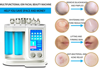 Máquina Hydra Facial Profissional RF Bio Lifting - Microdermoabrasão e Dermoabrasão Aquática