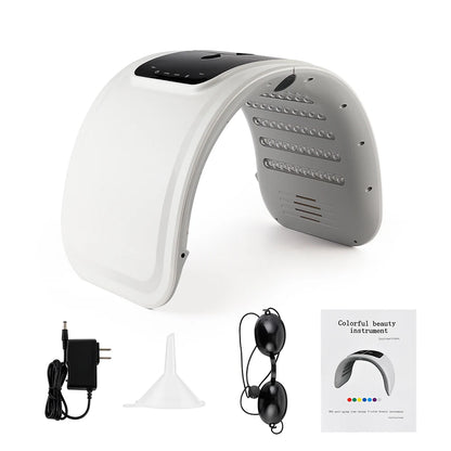 Máquina LED Fóton 7 Cores com Nano Spray - Máscara Hidratante Rosto e Corpo Salão SPA Casa