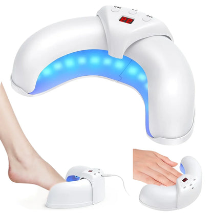 Lâmpada de Arte de Unhas UV LED 36/45W Secador Rápido de Unhas Dobrável com Display Unhas dos Pés e das Mãos Automático para Casa e Salão Lâmpada de Cura