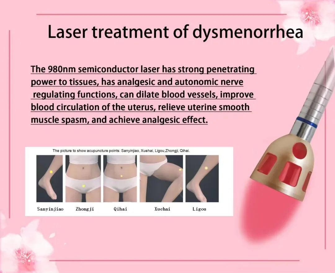 Newest 6 in 1 980nm Diode Laser Therapy Machine Vascular Removal Spider Vein Removal Machine Nail Fungus Laser Onychomycosis