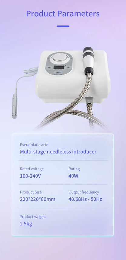 Skin Cool - Máquina de Beleza Facial Cryo-Eletroporação com Lifting e Circulação Linfática