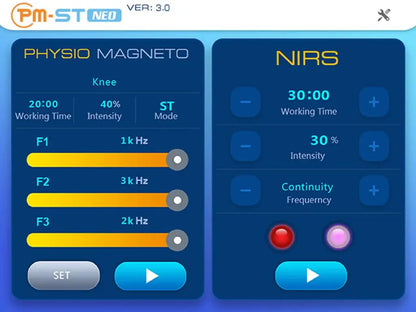 Máquina EMTT Fisio Magnetoterapia Portátil - Alívio Dor Costas Lesões Desportivas Fisioterapia