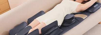 Upgrade Large Area Vibration Airbag Swing Heated Neck Massager Full Body Massage Mat Mattress Traction Lumbar with Remote Contro