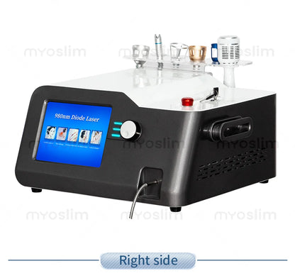 30W 5 in 1 980nm Diode Laser Blood Vessels Removal Nail Fungus 980 Diode Laser Vascular Removal Machine Remove Spider Veins