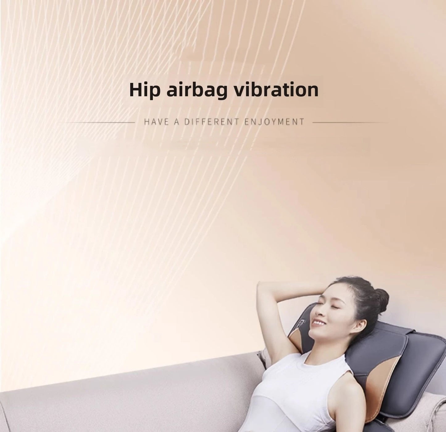 Upgrade Large Area Vibration Airbag Swing Heated Neck Massager Full Body Massage Mat Mattress Traction Lumbar with Remote Contro