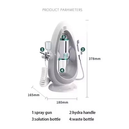 Máquina Hidra Peel Dermabrasão 3 em 1 - Limpeza Facial Hidrofaciais Beleza Hidrodermabrasão