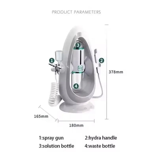 Máquina Hidra Peel Dermabrasão 3 em 1 - Limpeza Facial Hidrofaciais Beleza Hidrodermabrasão