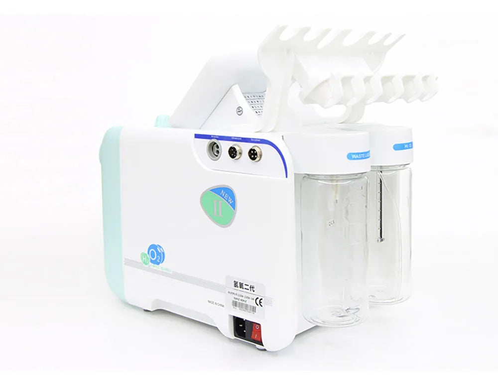 Máquina Dermabrasão Hidrogénio Oxigénio 7 em 1 - Limpeza Profunda Jato Água Diamante Facial